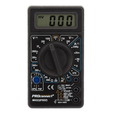 Мультитестер Мультиметр Proconnect M832 (DT832)  M832 от магазина Zakaz43