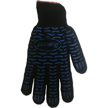 Перчатки Перчатки х/б 5 нитка 10 кл "Профи" с ПВХ ВОЛНА черные [10/250] 60 гр — фото, цена, купить