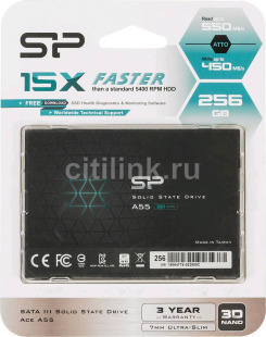Silicon Power SP256GBSS3A55S25 Накопитель SSD