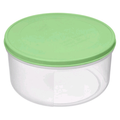 Посуда для микроволновки Контейнер пластм. 0,5л для продуктов круглый Verona светло-зелен Verona от магазина Zakaz43