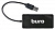 Buro BU-HUB4-U2.0-Slim 4порт. черный Контроллер