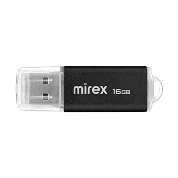 Флэш память USB 16GB Mirex Unit Черный (13600-FMUUND16) — фото, цена, купить