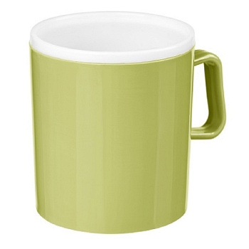 Термосы и термокружки Термокружка пл Verona 0,35л двойная (салатовый) — фото, цена, купить