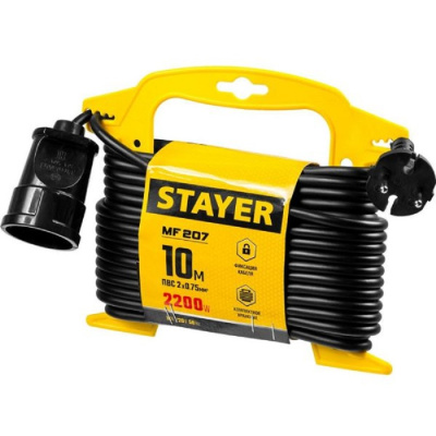 Удлинители Удлинитель 10 м на рамке, 1 гнездо "Mастер " (Stayer) 55014-10_z01  55014-10 от магазина Zakaz43