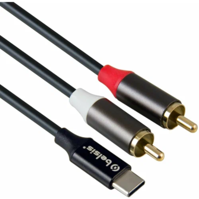 Видеокабели и переходники Аудиокабель (TypeC - 2xRCA M) 1м Belsis BW1626 BW1626 от магазина Zakaz43