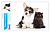 Buro BU-M40095 рисунок/котенок и щенок Коврик для мыши
