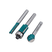 Фрезы Набор фрез Makita 3 шт. (хвостовик 6 мм) D-30209 — фото, цена, купить