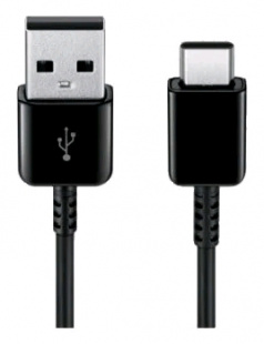 Samsung EP-DG930IBRGRU USB Type-C (m) USB A(m) 1.5м черный Кабель