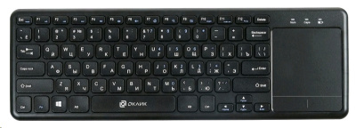 Клавиатуры Оклик 830ST черный USB беспроводная slim Multimedia Touch 1011937 830ST от магазина Zakaz43