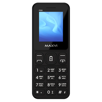 Сотовые телефоны Maxvi P99 black — фото, цена, купить