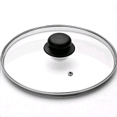 Крышка стекл 20 см с пароотводом (толщина 4 мм)