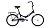 20 SKIF CITY 20 (20" 1 ск.) 2022, темно-синий/белый, IBK22OK20021 велосипед