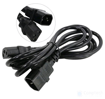 Кабель питания Кабель питания UPS (C13->C14) 1.8м Exegate EP280625RUS — фото, цена, купить