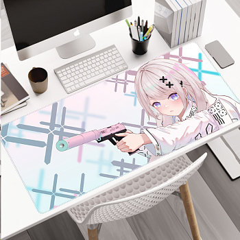 Коврики для мыши Игровой коврик для мышки большой, аниме CS. Размер 800х300x3  (Принцесса CS белый) — фото, цена, купить