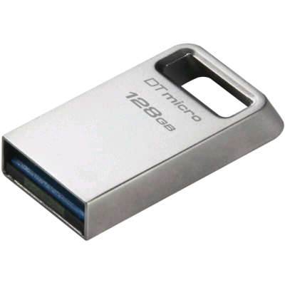 Флэш память USB 128GB Kingston DataTraveler Micro DTMC3G2/128GB USB3.0 серебристый DTMC3G2/128GB от магазина Zakaz43