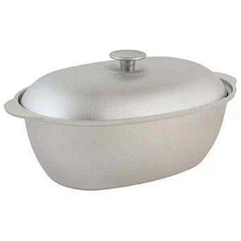 Утятницы,казаны Гусятница алюмин.4,0 л с алюмин. крышкой и ручкой,   0400 — фото, цена, купить