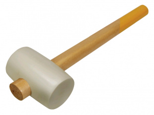 Киянка 400 гр (Союз) белая, деревянная ручка диаметр 55 мм, 1012-07-400С Киянка