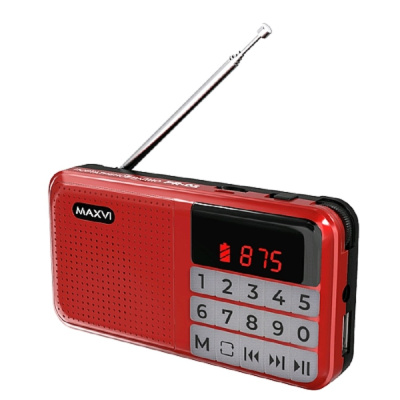 Радиоприемники Maxvi PR-02 red PR-02 от магазина Zakaz43
