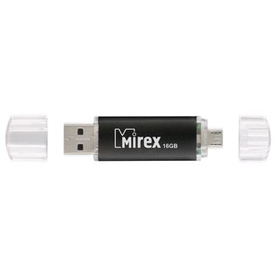 Флэш память USB 16GB Mirex Smart Черный USB/microUSB (13600-DCFBLS16) 13600-DCFBLS16 от магазина Zakaz43