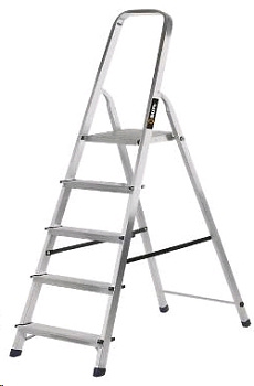 Стремянка алюминиевая СА 1х5 Вихрь от магазина Zakaz43