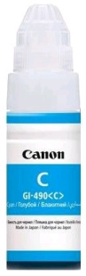 Canon GI-490C 0664C001 голубой (70мл) для Canon Pixma G1400/2400/3400 Чернила