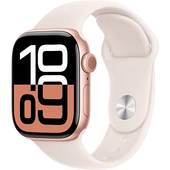 Смарт-часы и браслеты Apple Watch S10 46mm Rose Gold Sport Band (M/L) — фото, цена, купить