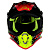 JUST1 J38 Mask (Hi-Vis желтый/красный/черный, L, 020035-941-7797) Мотошлем
