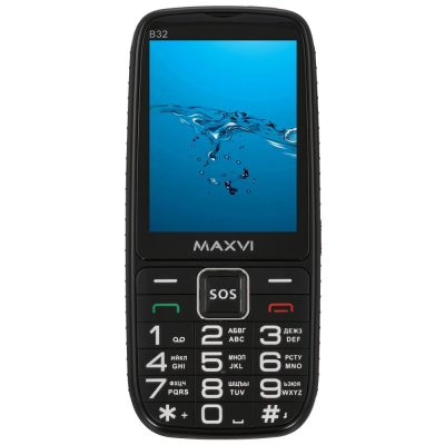 Сотовые телефоны Maxvi B32 black 4659 от магазина Zakaz43