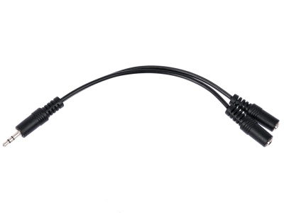 Видеокабели и переходники Аудиокабель (3.5mm Jack M - 2x3.5mm Jack F) 0.15 м Belsis SP3059  от магазина Zakaz43