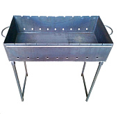 Уценённые товары Мангал Разборный 700*300*700*0,8мм Шашлычник без шампуров * УЦЕНКА — фото, цена, купить