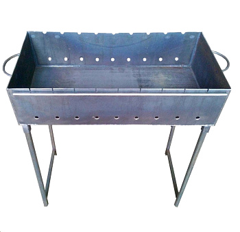 Уценённые товары Мангал Разборный 700*300*700*0,8мм Шашлычник без шампуров * УЦЕНКА — фото, цена, купить