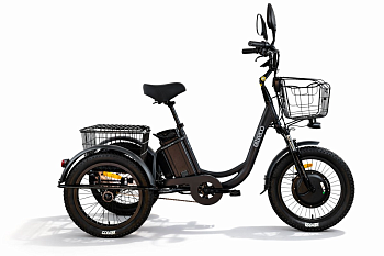 Электротрицикл Eltreco Porter Fat 500 Черный матовый — фото, цена, купить