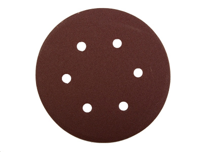 Круги шлифовальные ЗУБР "МАСТЕР" универсальный, из абразивной бумаги на велкро основе, 6 отверстий, Р40, 1  от магазина Zakaz43