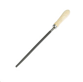 Напильник 200 мм круглый деревянная рукоятка 73/6/4/4