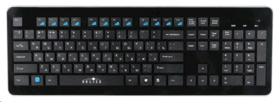 Клавиатуры Оклик 870S черный USB беспроводная slim Multimedia 368218 KB-406W от магазина Zakaz43