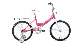 20 ALTAIR CITY KIDS 20 Compact (20" 1 ск. рост 13" скл.) 2020-2021, розовый велосипед