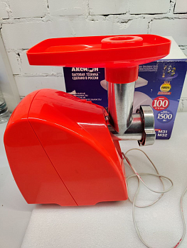 Мясорубки Аксион М 32.01 алый корпус Уценка с/н 3828483 — фото, цена, купить