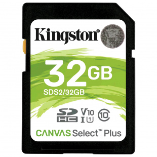SDHC 32Gb Class10 Kingston SDS2/32GB Canvas Select Plus Флеш карта