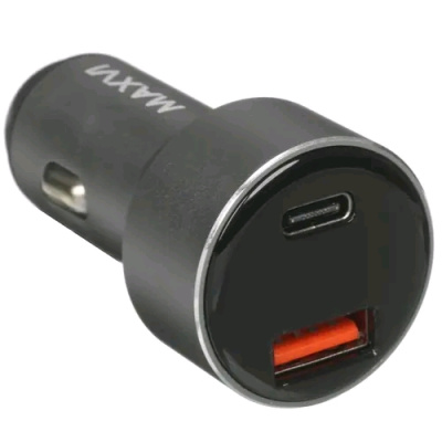 Адаптер для телефона Maxvi CCM-M602PD LED metallic silver 4076 от магазина Zakaz43