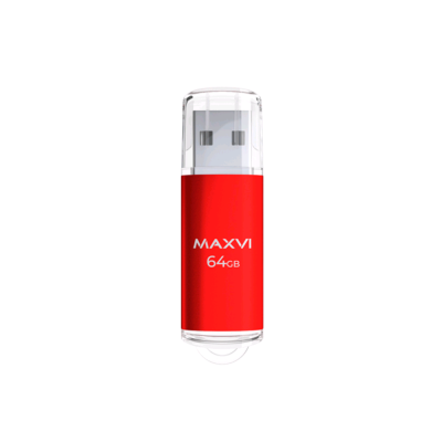 Флэш память USB 64GB Maxvi MP red (FD64GBUSB20C10MP) 4846 от магазина Zakaz43