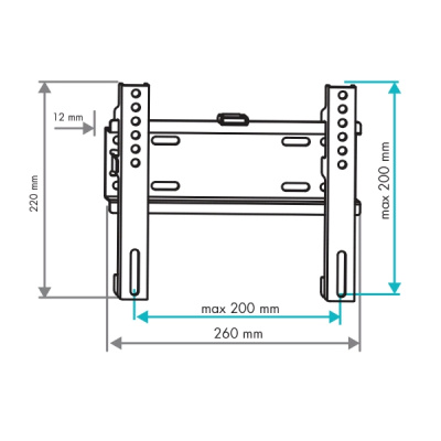 Кронштейны VLK TRENTO-37 black  от магазина Zakaz43