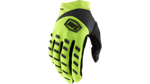 100% Airmatic Youth Glove (Fluo Yellow/Black, M, 2022 (10001-00005))подростковые мотоперчатки