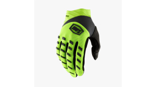 100% Airmatic Glove (Fluo Yellow/Black, M, 2022 (10000-00011)) мотоперчатки
