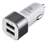 Digma DGCC-2U-3A-WG 2.1A+1A универсальное белый