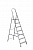 Стремянка Алюмет 7 ступеней алюминиевая матовая стремянка