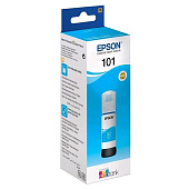Чернила Epson Original L101 C13T03V24A СИНИЙ (6000СТР.) (70МЛ) ДЛЯ Epson L4150/L4160/L6160/L6170/L6190 — фото, цена, купить