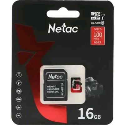 Карты памяти micro SDHC 16GB Netac NT02P500PRO-016G-R P500 Extreme PRO  от магазина Zakaz43