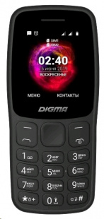 Digma Linx C170 32Mb черный Телефон мобильный
