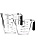 VENSAL Menue Monnaie VS3900 400/900 мл Набор мерных стаканов кухонные аксессуары