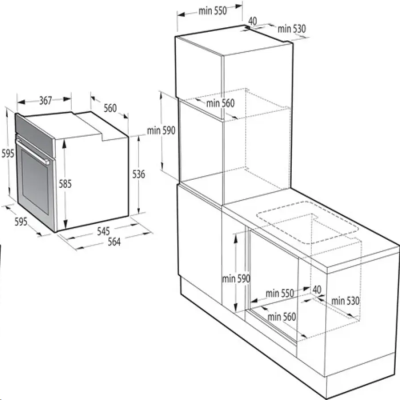 Духовые шкафы Gorenje BOSB6737E09X BOSB6737E09X от магазина Zakaz43